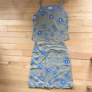 Solitaire skirt and tank